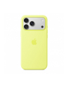 apple Etui silikonowe z MagSafe do iPhonea 17 Pro Max - neonowy żółty - nr 1