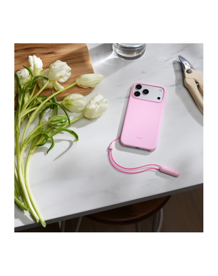 apple Etui z podpórką Beats Kickstand zgodne z MagSafe i panelem Sterowanie aparatem do iPhonea 17 Pro Max - opalowy różowy główny