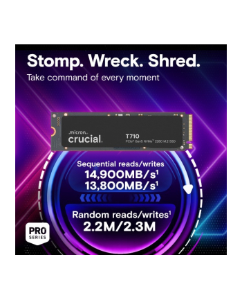 crucial Dysk SSD T710  4TB M.2 NVMe 2280 PCIe 5.0 14500/13800 radiator