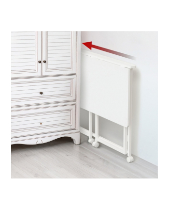 maclean Biurko, stolik z kółkami MC-1250W 100x50 cm blat, max 50kg Białe
