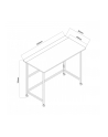 maclean Biurko, stolik z kółkami MC-1250W 100x50 cm blat, max 50kg Białe - nr 8