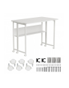 maclean Biurko mobilne MC-126W 50 kg Białe - nr 9