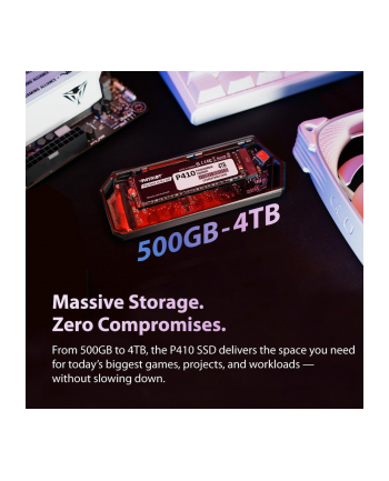 patriot Dysk SSD 500GB P410 PCIe M.2 Gen4 x4 NVMe 1.4 2280 5000/2300MB/s