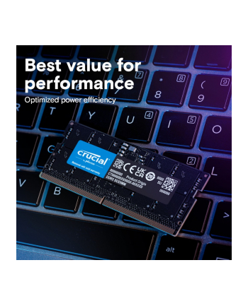 crucial Pamięć do notebooka DDR5 SODIMM 16GB/4800 CL40 (16Gbit) Tray nr 2