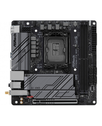 asrock Płyta główna Z790M-ITX WIFI S1700 2DDR5 HDMI M.2 mITX