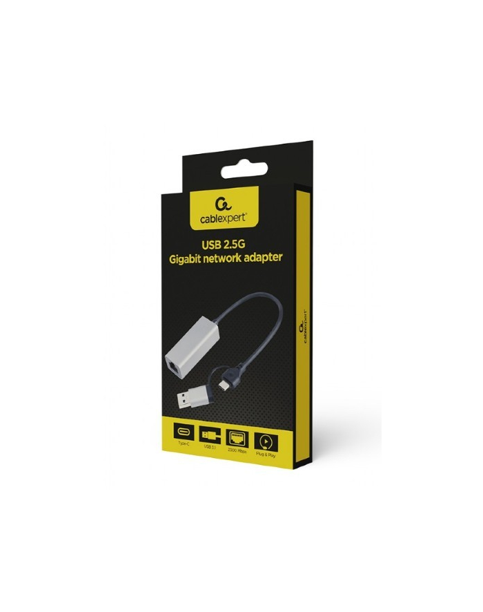 gembird Karta sieciowa USB 3.1 USB-A/USB-C 2.5 Gb/s główny