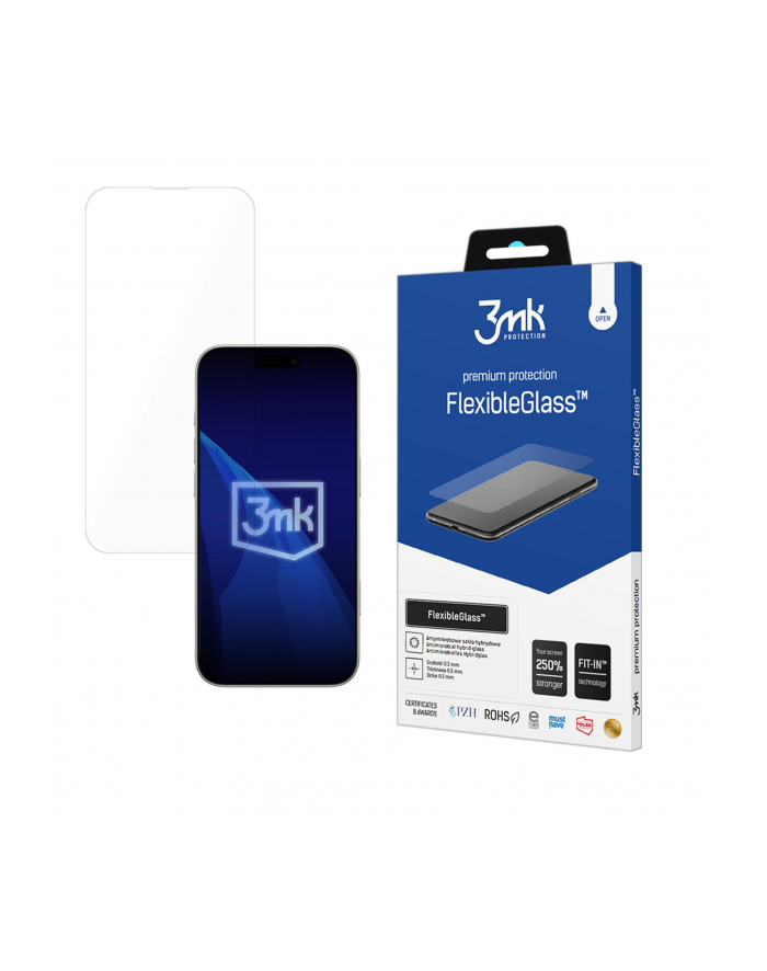 3mk Szkło hybrydowe FlexibleGlass iPhone 17 Air główny