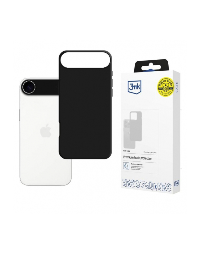 3mk Etui Matt Case do Apple iPhone 17 Air Czarne główny