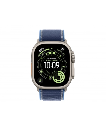 apple Opaska Trail w kolorze niebieskim/jaskrawoniebieskim do koperty 49 mm - rozmiar M/L - elementy z tytanu w kolorze naturalnym nr 2