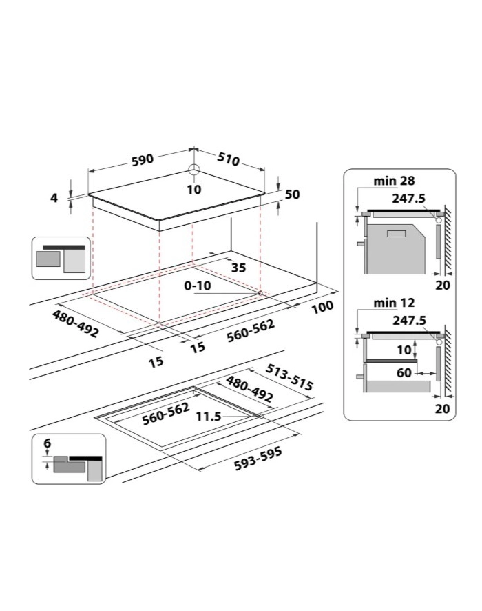 whirlpool Płyta indukcyjna WLB6860NES główny