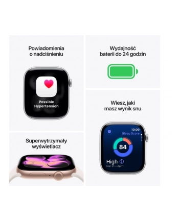 apple Watch Series 11 GPS + Cellular, koperta 46 mm z tytanu w kolorze łupku, pasek sportowy w kolorze czarnym - rozmiar M/L nr 1