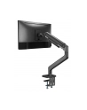 digitus Uchwyt ramię biurkowe pojedyncze z zaciskiem i sprężyną mechaniczną 1x LCD max. 49' 20kg, VESA: 75x75, 100x100, czarne - nr 34