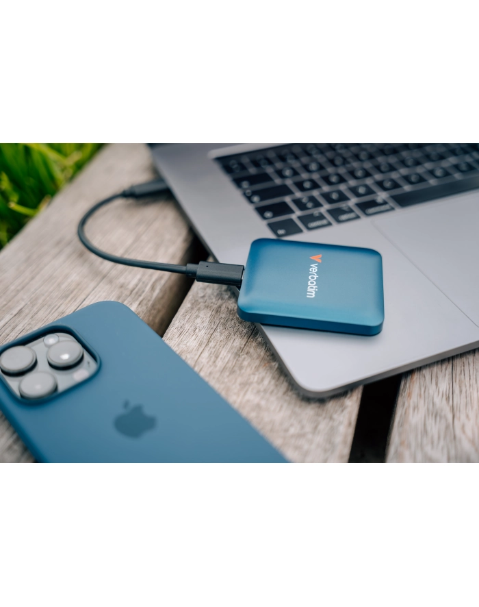 verbatim SnapBack Magnetic SSD Blue Metalic MagSave 2TB, Apple ProRes 4K 60 kl/s główny
