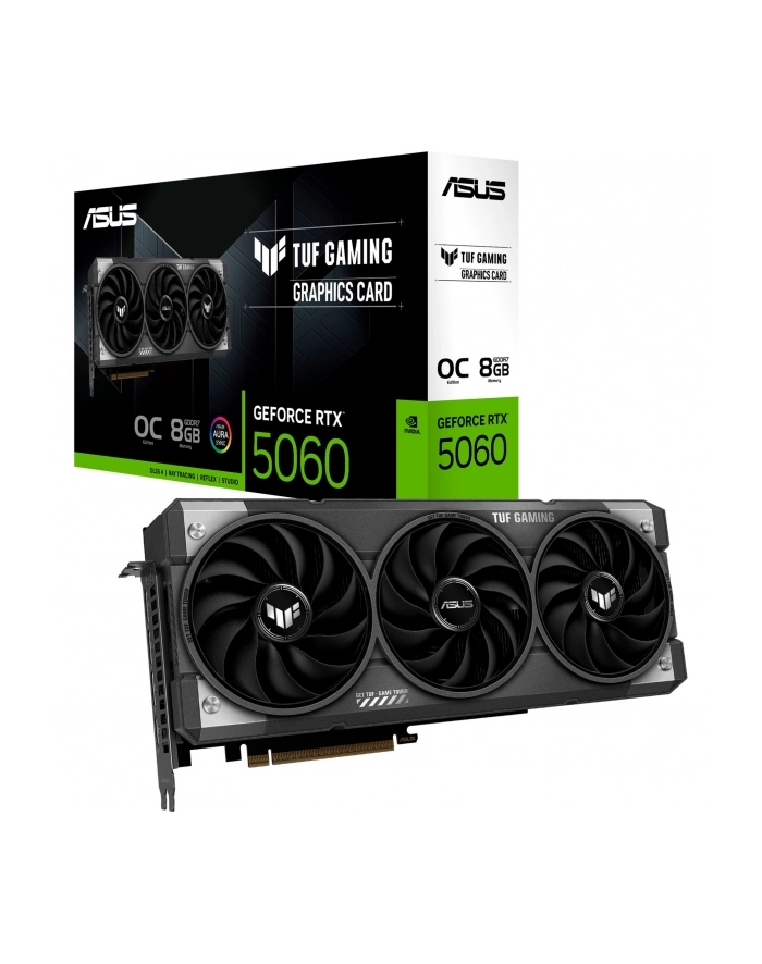 asus Karta graficzna GeForce RTX 5060 TUF GAMING OC 8G GDDR7 128BIT HDMI/3DP główny