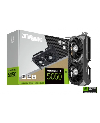 zotac Karta graficzna GeForce RTX 5050 TWIN EDGE OC 8GB GDDR6 128bit 3DP/HDMI
