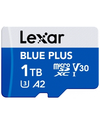 lexar Karta pamięci microSD 1TB C10 A2 U3 V30 170MB/s Blue Plus
