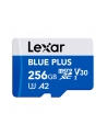 lexar Karta pamięci microSD 256GB C10 A2 U3 V30 170MB/s Blue Plus - nr 7