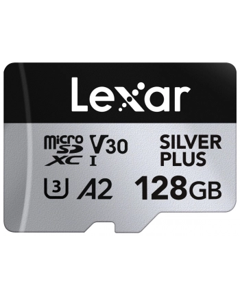 lexar Karta pamięci microSD 128GB C10 A2 U3 V30 205/150MB/s Silver Plus nr 2