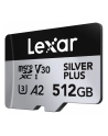 lexar Karta pamięci microSD 512GB C10 A2 U3 V30 205/150MB/s Silver Plus - nr 4