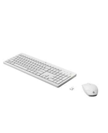 hyperx Klawiatura z myszą HP 230 Combo Bezprzewodowa Biała 3L1F0AA#ABB