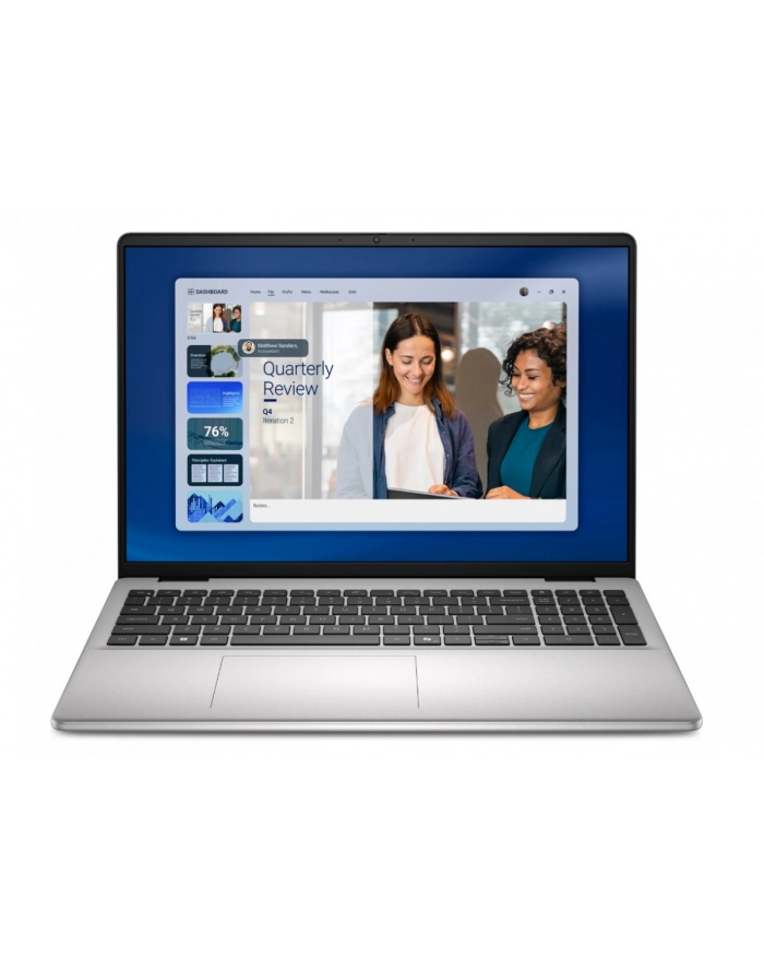 Laptop Dell 16 DC16256 W11P R7-350|32GB|1TB|AMD Radeon|FgrPr|WLAN+BT|16.0 FHD+|Backlit Kb|4C|65W|3YPS Platinum Silver (Metal) główny
