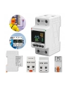 qoltec Jednofazowy elektroniczny licznik | miernik zużycia energii | DIN35 | zdalne sterowanie | historia pomiaru | WiFi | TUYA | Smart life - nr 8