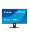 iiyama Monitor 31,5 cala XB3294UHSCP-B1.4K,VA,2xHDMI,DP,USB-C dock 95W, PIP,RJ45, 400cd, 2ms, 4xUSB, KVM,Sync,2x5W, HAS (150) PIVOT, - nr 22