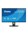 iiyama Monitor 31,5 cala XB3294UHSCP-B1.4K,VA,2xHDMI,DP,USB-C dock 95W, PIP,RJ45, 400cd, 2ms, 4xUSB, KVM,Sync,2x5W, HAS (150) PIVOT, - nr 55
