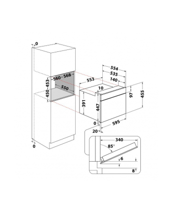 whirlpool Kuchnia mikrofalowa do zabudowy WMW44HMB nr 1