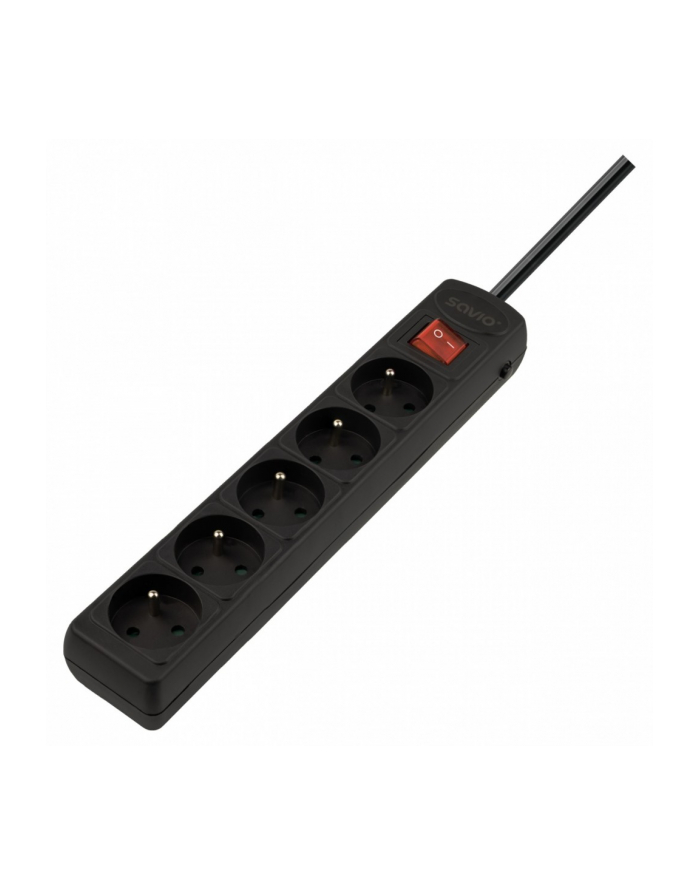 savio Listwa przeciwprzepięciowa automatyczna 5 gniazd 1.8m LZ-16 główny