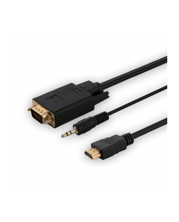 savio Adapter HDMI (M) -VGA (M)  + audio  CL-198