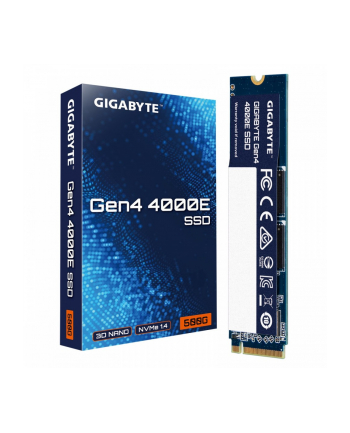 Dysk SSD Gigabyte Gen4 4000E 500GB M.2 2280 NVMe PCIe 4.0 x4 (3600/3000 MB/s) 3D NAND nr 1