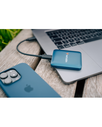 verbatim SnapBack Magnetic SSD Blue Metalic MagSave 2TB, Apple ProRes 4K 60 kl/s