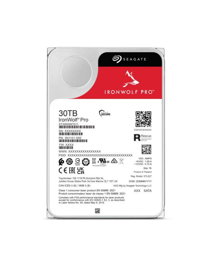 seagate Dysk IronWolf Pro 30TB 3,5 cala ST30000NT011 główny