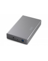 digitus Obudowa zewnętrzna USB 3.0 na dysk SSD/HDD 3.5' SATA III max. 16 TB z zasilaczem, aluminiowa - nr 1