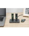 digitus Stacja dokująca USB-C 3.2 Gen2 dla dysków SSD M.2 Duo NVMe oraz SATA (max. 2x 4 TB) z czytnikiem kart SD-Express 7.1 (max. 2 TB), czarna - nr 6