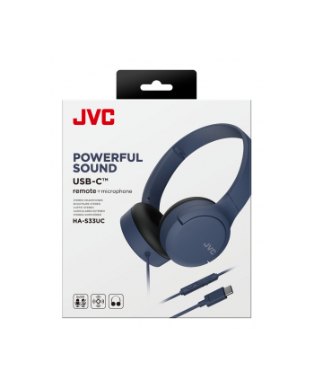 jvc Słuchawki HA-S33UC niebieskie nr 2