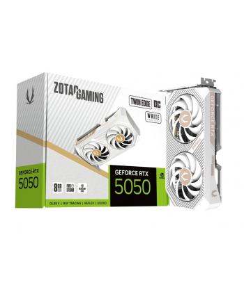 zotac Karta graficzna GeForce RTX 5050 TWIN EDGE OC 8GB GDDR6 128bit 3DP/HDMI biała nr 1