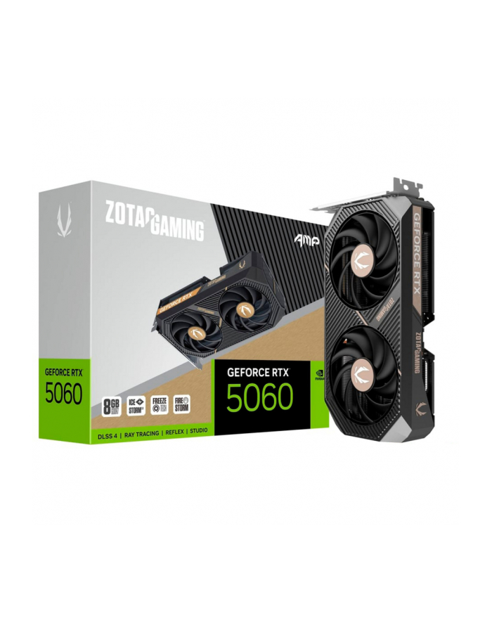 zotac Karta graficzna GeForce RTX 5060 AMP 8GB GDDR7 128bit 3DP/HDMI główny