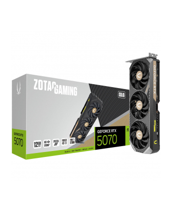 zotac Karta graficzna GeForce RTX 5070 SOLID 12GB GDDR7 192bit 3DP/HDMI nr 1
