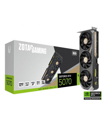 zotac Karta graficzna GeForce RTX 5070 SOLID 12GB GDDR7 192bit 3DP/HDMI nr 1