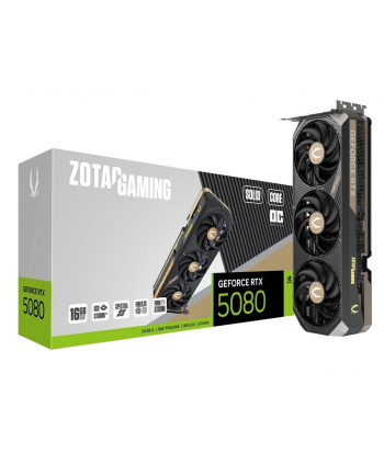 zotac Karta graficzna GeForce RTX 5080 SOLID CORE OC 16GB GDDR7 256bit 3DP/HDMI