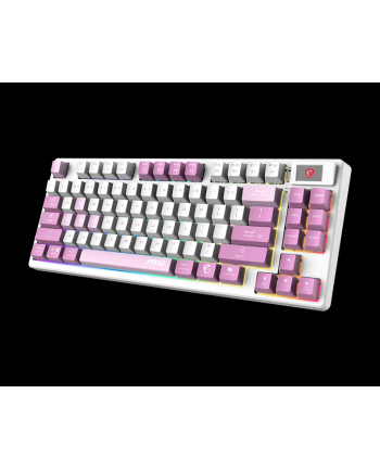 msi Klawiatura gamingowa Forge GK600 TKL W Violet US