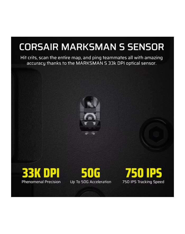 corsair Mysz bezprzewodowa Scimitar Elite Wireless SE Gun Metal 33000 DPI główny