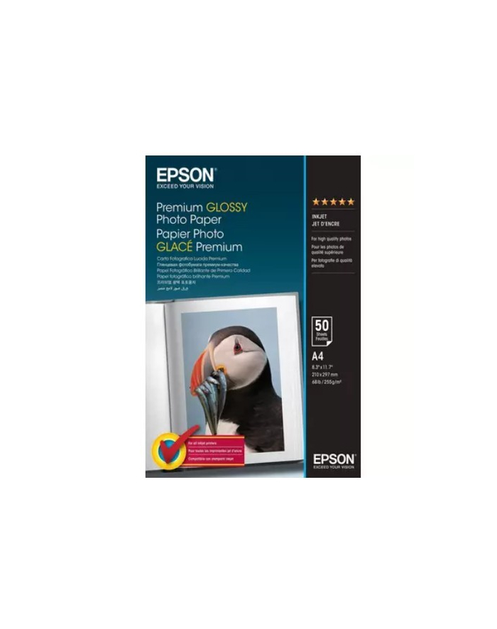epson Papier Premium Glossy Photo A4 50 arkuszy 255g/m2 główny