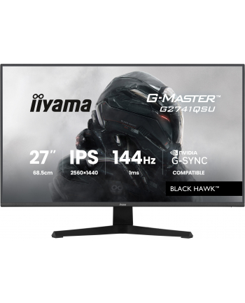 iiyama Monitor 27 '' G2741QSU-B1 IPS,QHD,144Hz,1ms,2xUSB                  Adaptive G-SYNC,HDMI,DP,350cd,