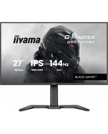 iiyama Monitor 27 '' GB2741HSU-B1 IPS,FHD,144Hz,1ms,2xUSB,350cd,HDMI,DP,  HAS (150) PIVOT nr 1