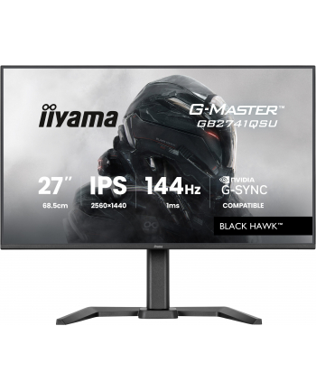 iiyama Monitor 27 '' GB2741QSU-B1 IPS,QHD,144Hz,1ms,2xUSB,                Adaptive G-SYNC,HDMI,DP,350cd, HAS (150) PIVOT nr 1
