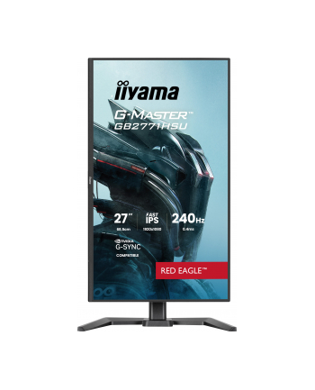 iiyama Monitor 27 '' GB2771HSU-B1 0.4ms,Fast IPS, HAS (150) PIVOT,        1xUSB 3.2, 1xUSB C, 240Hz, DP, 2xHDMI