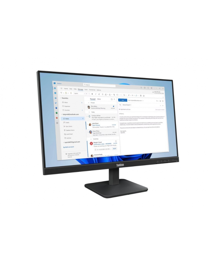 lenovo Monitor ThinkVision S24-4e 23.8 64B5KAT1EU główny